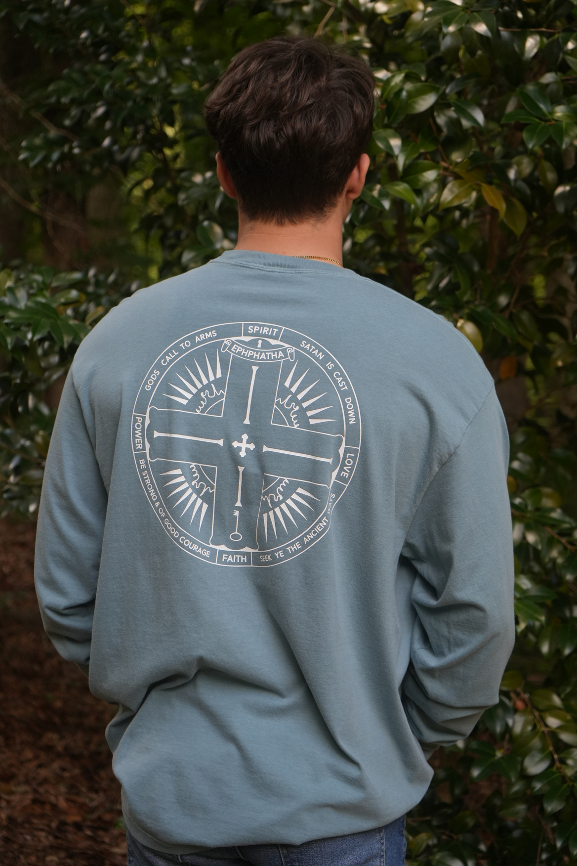 Signature Long Sleeve T-shirt - Ice Blue-John Phillips Triangle