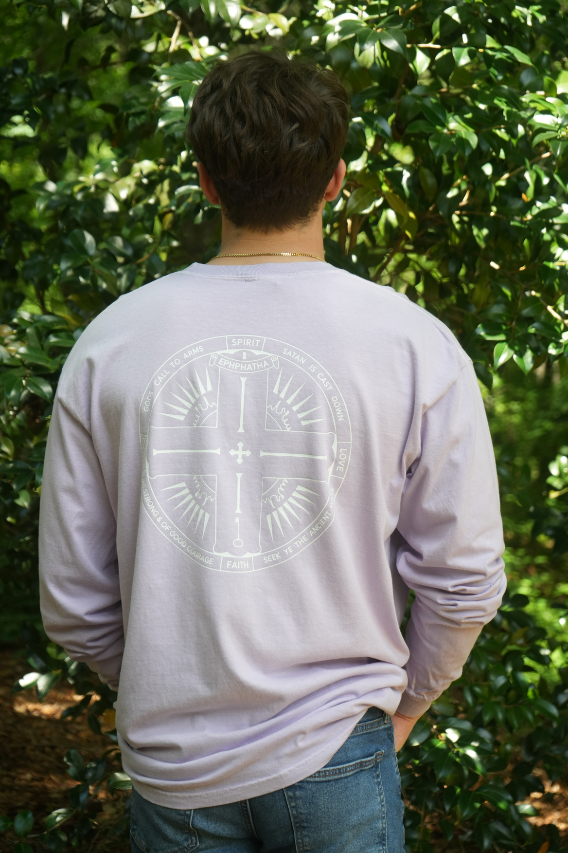 Signature Long Sleeve T-shirt- Orchid-John Phillips Triangle